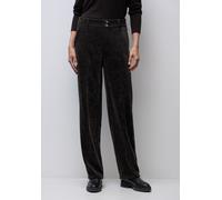 Street One Frauen Straight Leg Cordhose in Braun, Gr: 44