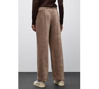 Cordhose STREET ONE, Damen, Gr. 44, Länge 30, silk braun, Cord, Obermaterial: 60% Baumwolle, 38% Polyester, 2% Elasthan. Futter: 100% Polyester, lang, Hosen Cordhose, mit Stretch und seitliche Taschen