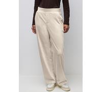 Street One Cordhose Straight Leg High Waist Comfort Fit kurz Damen Gr. 46 Länge 30 Malted beige