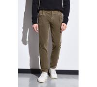 Cordhose STREET ONE MEN, Herren, Gr. 34, Länge 32, mocha braun, Cord, 98% Baumwolle, 2% Elasthan, unifarben, regular fit lang, Hosen, Middle Waist (45260261-34) mocha braun