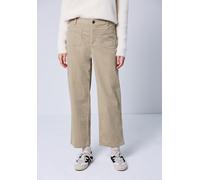 Street One Studio Frauen Cordhose mit Patch Pockets in Beige, Gr: 40