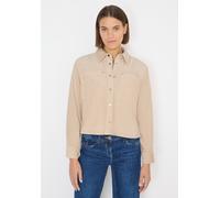 Cordjacke CECIL, Damen, Gr. XXL (46), oat milk beige, Web, 100% Baumwolle, unifarben, comfort fit normal, V-Ausschnitt, Bündchen, Jacken, in Cord-Optik (18991457-XXL) oat milk beige
