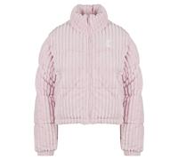 Cordjacke KARL KANI "Karl Kani Og K Corduroy Short Puffer Jacket", Damen, Gr. M, rosa (pink), 100% Polyester, mehrfarbig, normal, amerikanischer Ausschnitt, Jacken (67979107-M) pink