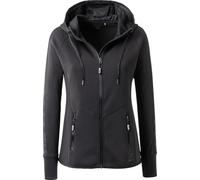 Cordjacke LPO "Damen-Sportjacke-Veloria", Damen, Gr. 40/42 (M), schwarz, 47% Baumwolle, 46% Polyester, 7% Elasthan, Jacken (82826544-42) schwarz