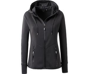 Cordjacke LPO "Damen-Sportjacke-Veloria", Damen, Gr. 40/42 (M), schwarz, 47% Baumwolle, 46% Polyester, 7% Elasthan, Jacken (82826544-42) schwarz