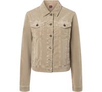 Cordjacke MAC, Damen, Gr. L, windspray beige, Cord, Obermaterial: 98% Baumwolle, 2% Elasthan, unifarben, regular fit taillenbedeckt, Manschette, Jacken Cordjacke, mit Taschen (34365432-L)