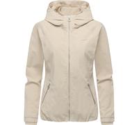 Bomberjacke RAGWEAR "Dizzie Cordy YOUMODO", Damen, Gr. M (38), ecru, Obermaterial: 98% Baumwolle, 2% Elasthan; Innenfutter: 100% Polyester, lässig geschnitten hüftlang, hoch geschlossener Ausschnitt, 