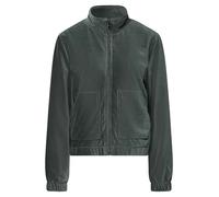 Cordjacke STREET ONE, Damen, Gr. 42, grün (balsam grün), Web, Stoff, Obermaterial: 60% Baumwolle, 38% Polyester, 2% Elasthan; Futter: 100% Polyester, unifarben, casual, normal normal, hoch geschlossen