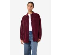 Cordjacke NOISY MAY "NMALVA L/S SHACKET COLORED CORDUROY NOOS", Damen, Gr. XL, windsor wine, Cord, Obermaterial: 98% Baumwolle, 2% Elasthan, unifarben, hüftbedeckend, Jacken (87602057-XL) windsor wine