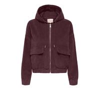 Cordjacke ONLY "ONLKENZIE L/S CORD JACKET PNT NOOS", Damen, Gr. S, braun (fudge), Cord, Obermaterial: 98% Baumwolle, 2% Elasthan, unifarben, normal, Jacken, Baumwollmischung (25017721-S) fudge