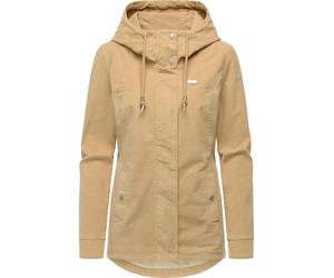 Cordjacke RAGWEAR "Alvena Cordy YOUMODO", Damen, Gr. XXXL(46), sand, Material: 98% Baumwolle, 2% Elasthan. Innenfutter: 100% Polyester, figurumspielend hüftbedeckend, hoch geschlossener Ausschnitt, Är