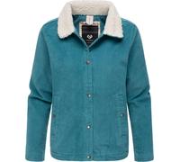 Cordjacke RAGWEAR "Walinea Corduroy" Gr. S (36), blau (ocean) Damen Jacken (23332536-S) ocean