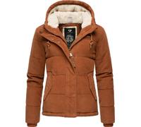 Cordjacke RAGWEAR "Wuggys", Damen, Gr. XL (42), braun, Obermaterial: 100% Baumwolle. Futter: 100% Polyester. Wattierung: 100% Polyester, bequem hüftbedeckend, hoch geschlossener Ausschnitt, Ärmel ohne