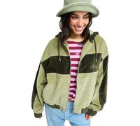 Cordjacke ROXY "Have A Blast", Damen, Gr. M, oil grün, Obermaterial: 100% Walkfrottier;, Jacken (35354359-M) oil grün
