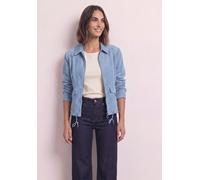 Street One Damen Cordjacke mit Hemdkragen und Zipper