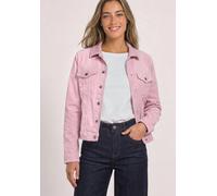 Cordjacke STREET ONE, Damen, Gr. 42, rosa (quiet rose), Cord, 98% Baumwolle, 2% Elasthan, unifarben, regular fit normal, ohne Ausschnitt, Bündchen, Jacken, mit Brusttaschen, Topseller (45558732-42) qu