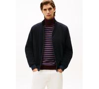 Cordjacke TOMMY HILFIGER "CORD HARRINGTON JACKET", Herren, Gr. XXL, blau (desert sky), Cord, Obermaterial: 98% Baumwolle, 2% Elasthan, unifarben, regular fit normal, Rundhals, eingesetzt Rippstrickbün