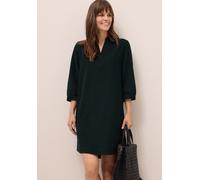 Cordkleid CECIL, Damen, Gr. XL (44), N-Gr, ink grün, Cord, Obermaterial: 100% Baumwolle, unifarben, casual, knieumspielend, 3/4-Ärmel mit Knopf,Ärmel mit Ärmelschlitz, Kleider, aus reiner Baumwolle, S