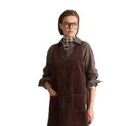 Cordkleid MARC O'POLO DENIM, Damen, Gr. XL, N-Gr, braun (espresso braun), Cord, Obermaterial: 98% Baumwolle, 2% Elasthan, A-Linie ca. Mitte Oberschenkel, Kleider, A-Shape aus Baumwoll-Stretch (9572214