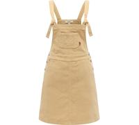 Cordkleid RAGWEAR "Zekke Cordy", Damen, Gr. S (36), Normalgrößen, sand, Cord, Material: 98% Baumwolle, 2% Elasthan, A-Linie kurz, eckiger Ausschnitt, verstellbar, Kleider, Damen Latzkleid aus Babycord