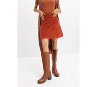 Stretch-Cordrock mit Knopfleiste 50