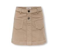 Cordrock KIDS ONLY "KOGAMAZING GLOBAL HW CORD SKIRT PNT NOOS", Mädchen, Gr. 122, beige (goat), Cord, Obermaterial: 98% Baumwolle, 2% Elasthan, unifarben, regular fit kurz, Röcke (92655808-122) goat