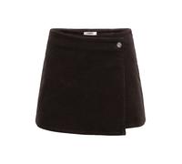 Cordrock ONLY "ONLZEVA HW CORD WRAP SKORT CC PNT", Damen, Gr. L (40), braun (chocolate torte), Cord, Obermaterial: 99% Baumwolle, 1% Elasthan, unifarben, kurz, Röcke, Baumwollmischung, Cord mit Stretc