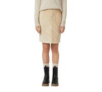 Cordrock S.OLIVER, Damen, Gr. 44, cream beige, Cord, Obermaterial: 42% Polyester, 36% Baumwolle, 20% Viskose, 2% Elasthan, unifarben, regular fit kniefrei, Röcke, im Five-Pocket Style (13323269-44) cr