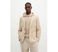 Sakko MARC O'POLO "aus reiner Bio-Baumwolle", Herren, Gr. 52, beige (linen beige), Obermaterial: 100% Baumwolle. Futter: 100% Polyester, unifarben, Sakkos Sakko (19137056-52) linen beige