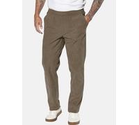 Cordschlupfhose JAN VANDERSTORM "Doppelpack Cordhose HELSTAD", Herren, Gr. 62, N-Gr, blau (schwarz beige), Obermaterial: 100% Polyester COOLMAX PES(Coolmax)., Hosen (37263632-62) schwarz beige