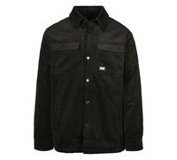 Sommerjacke URBAN CLASSICS "Herren Corduroy Shirt Jacket" Gr. 3XL, schwarz (black) Herren Jacken Übergangsjacken (52901760-XXXL)