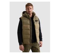 Cordweste PME LEGEND, Herren, Gr. L, beige (overland trek), Web, Obermaterial: 90% Polyester, 10% Polyamid, unifarben, Westen, mit Besatz in Cord-Optik, mit Kapuze (70171569-L) overland trek