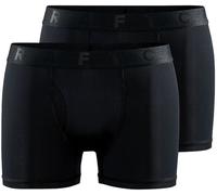 Herren-Boxershorts Craft CORE DRY BOXER 3-INCH 2-PACK schwarz 1910438-999000 - S