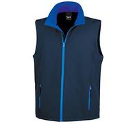 Core Printable Softshell Bodywarmer - Farbe: Navy/Royal - Größe: L