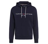 Tommy Hilfiger Herren Hoodie Core Tommy Logo mit Kapuze, Blau (Sky Captain), XL