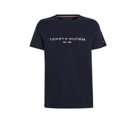Tommy Hilfiger Herren T-Shirt Kurzarm Core Tommy Logo Rundhalsausschnitt, Blau (Sky Captain), S