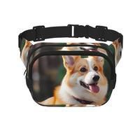 Corgi Gürteltasche für Hunde, klein, modisch, leicht, für Damen und Herren, Laufen, Workout, Wandern, Reisen