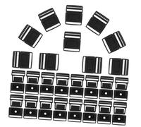 CORHAD 100 Stück Teiliges Verstellbare Kunststoff Hutverschlüsse Mittig Lösbare Steckverschlüsse Vielseitige Kunststoff Schnallen für Hüte Riemen Rucksäcke und Outdoor Ausrüstung