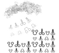 CORHAD 240stücke Kleiderschnallen aus Metall zum Nähen Haken und Ösen als Verschlüsse für Kleidung BHS Röcke und Hosen Nähzubehör für DIY-bastelarbeiten