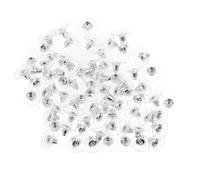 CORHAD 600 Stück Gummi Ohrringverschlüsse Ohrringstopper Ohrringrücken Silber Gold Schmuckzubehör Für Selbstgemacht Ohrstecker Basteln