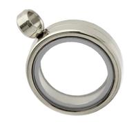 CORHAD Edelstahl Medaillon Anhänger Rund 20mm Selbstgemacht Fotorahmen Halskette Für Frauen Schlüsselbein Schmuck Valentinstag