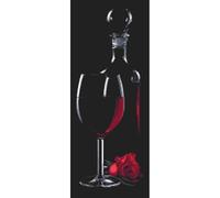 Coricamo Stickset Kreuzstich Komplettset für Erwachsene | Zählmuster Stickerei Set mit Aida-Stoff 14ct, Stickgarn, Nadel & Muster | DIY Handarbeit Anfänger & Fortgeschrittene | Rotweinglas