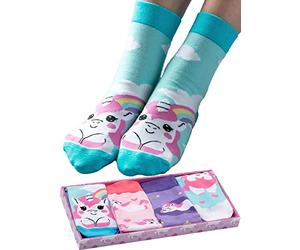 corimori Gr. 36-42 Witzige Anime Baumwolle Socken 4er Set in Geschenk-Verpackung