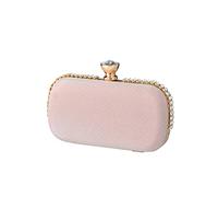 CORIOS Abendtasche Damen Strass Clutch Tasche Shiny Diamant Handtasche Klein Tasche Elegante Handtasche Schultertasche Umhängetasche Hochzeit Abschlussball Party Brauttasche Rosa