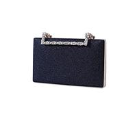 CORIOS Clutch Damen Glitzer Abendtasche Funkelnd Schultertasche Hochzeit Brautbörse Handtasche Glänzend Umhängetasche Cocktail Party Abschlussball Tasche für Frauen Dunkelviolett