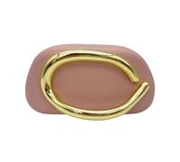 CORIOS Damen Abendtasche Acryl PU Leder Clutch Tasche Metallgriff Handtasche Hochzeit Brautbörse Kette Schultertasche Klein Tasche Elegante Umhängetasche für Abschlussball Bankett-Party Rosa