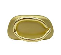 CORIOS Damen Abendtasche Acryl PU Leder Clutch Tasche Metallgriff Handtasche Hochzeit Brautbörse Kette Schultertasche Klein Tasche Elegante Umhängetasche für Abschlussball Bankett-Party Gold