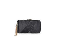 CORIOS Damen Abendtasche Fransen Clutch Tasche Elegante Schultertasche Kettentasche Tasche Luxurious Handtasche Hochzeit Brautbörse Klein Umhängetasche Schwarz
