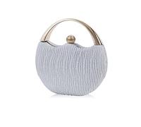 CORIOS Damen Abendtasche Funkelnd Clutch Glitzer Henkeltasche Glänzend Umhängetasche Hochzeit Brautbörse Schultertasche Cocktail Party Abschlussball Tasche für Frauen Silber