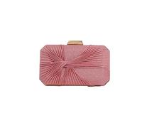 CORIOS Damen Abendtasche Glitzer Clutch Bag Hochzeit Brautbörse Handtasche Funkelnd Kette Schultertasche Elegante Klein Tasche Glänzend Cocktail Party Abschlussball Tasche für Frauen Rosa